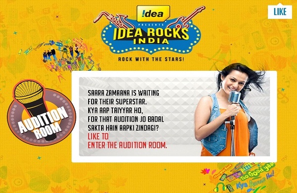 Idea Rocks India Auditions and Online Registration Details