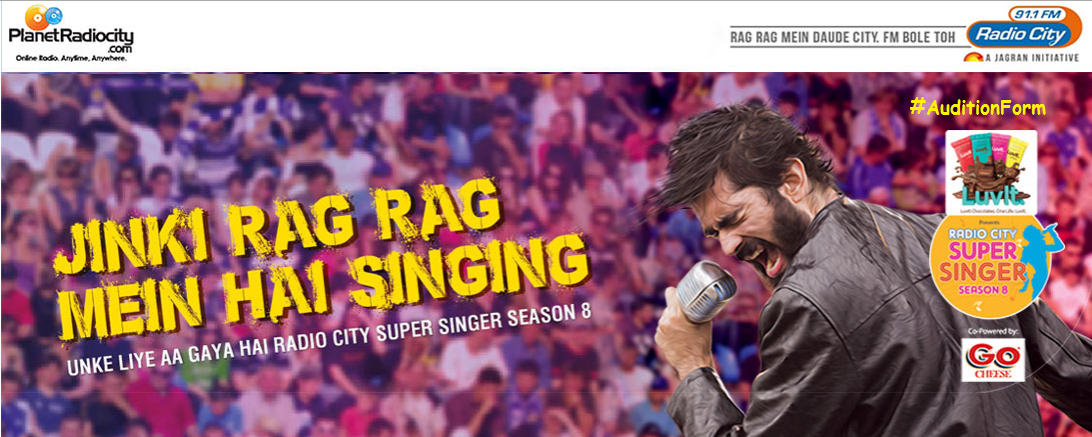 Radio City Super Singer 8 2016 Auditions & Online Registration Details