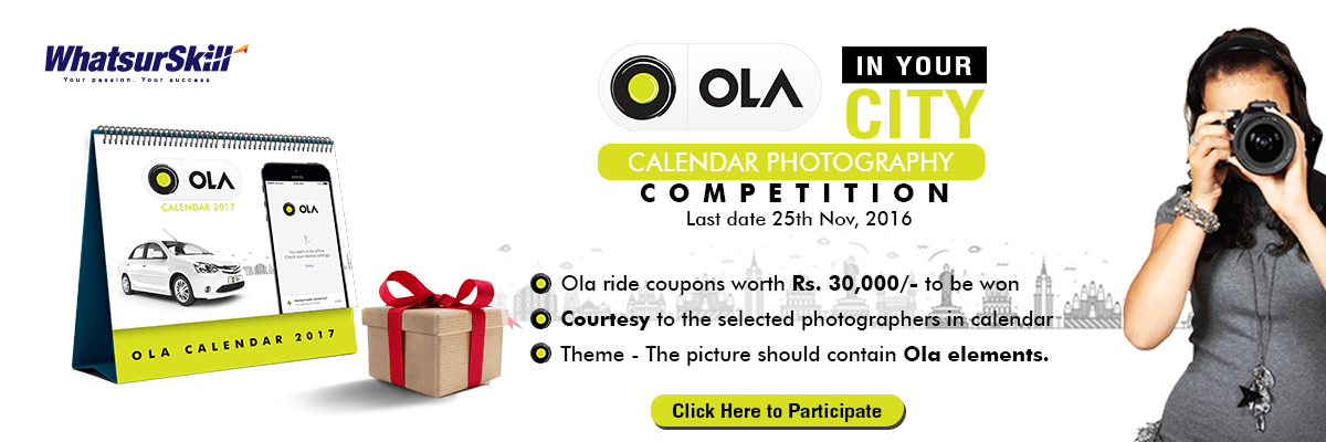India's Calendar Photography Competition Online Registration Form