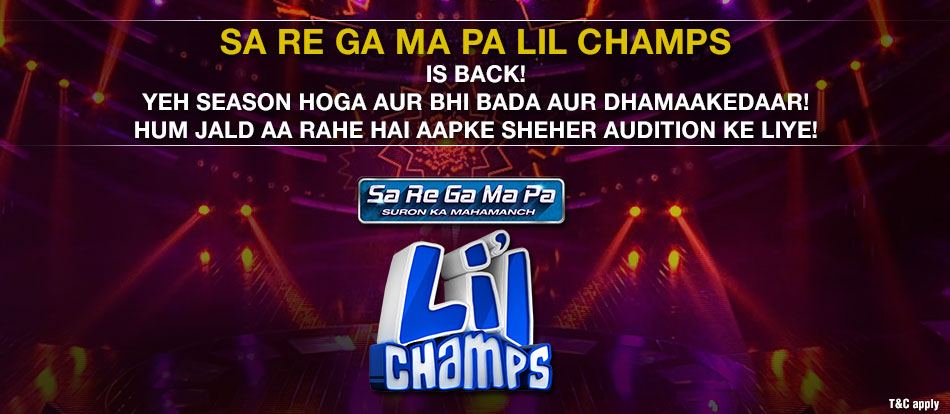 SA Re Ga Ma Pa Lil champs 2016-17 Audition and online registration