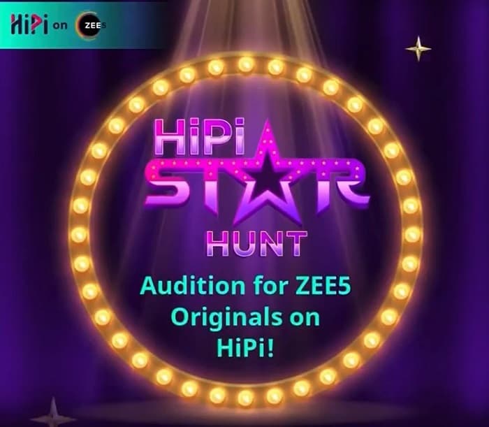 Zee5 HiPi Star HUNT How to do Registration for this Web Series show